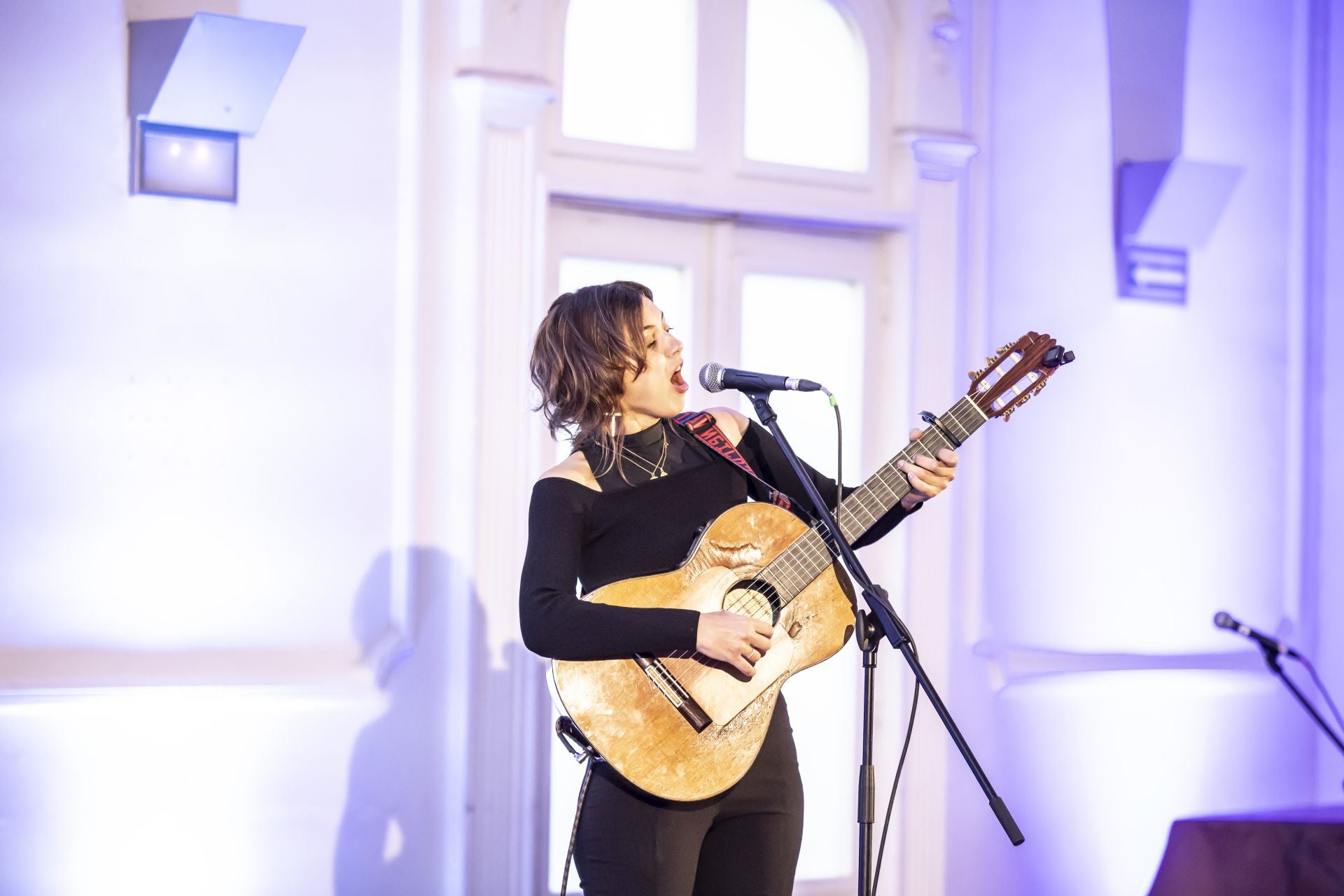 Guada, en el Café Cantante
