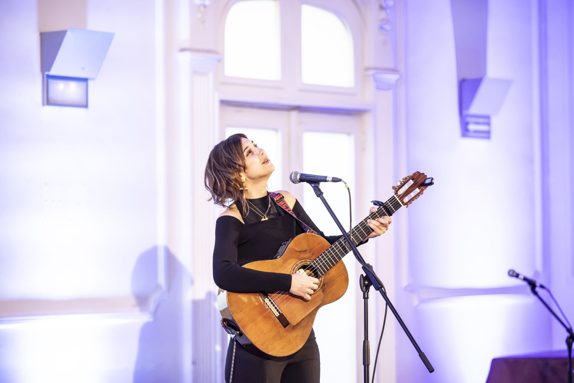 Guada, en el Café Cantante