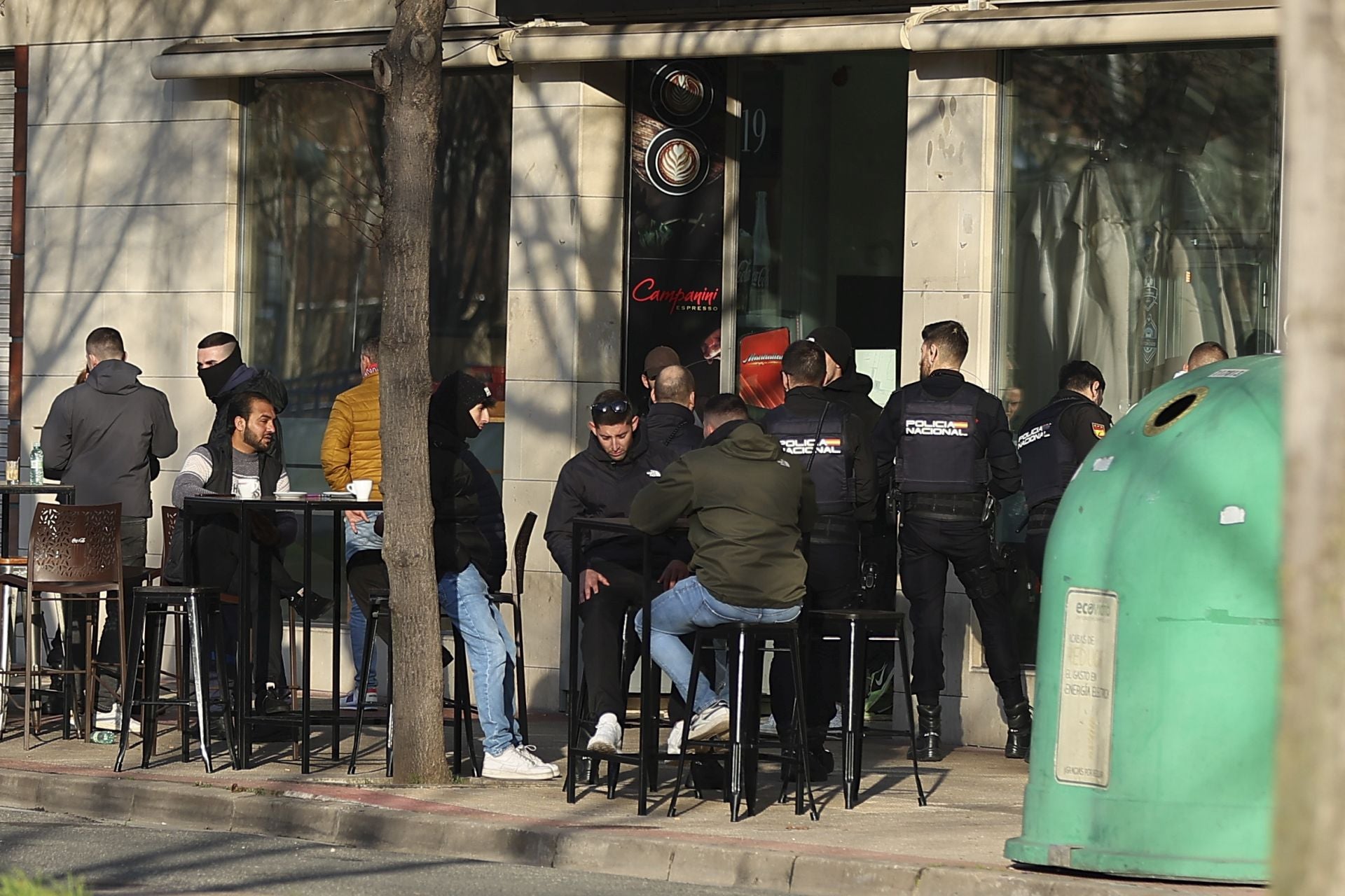 El ambiente en Laurel antes del partido entre UDL y Athletic