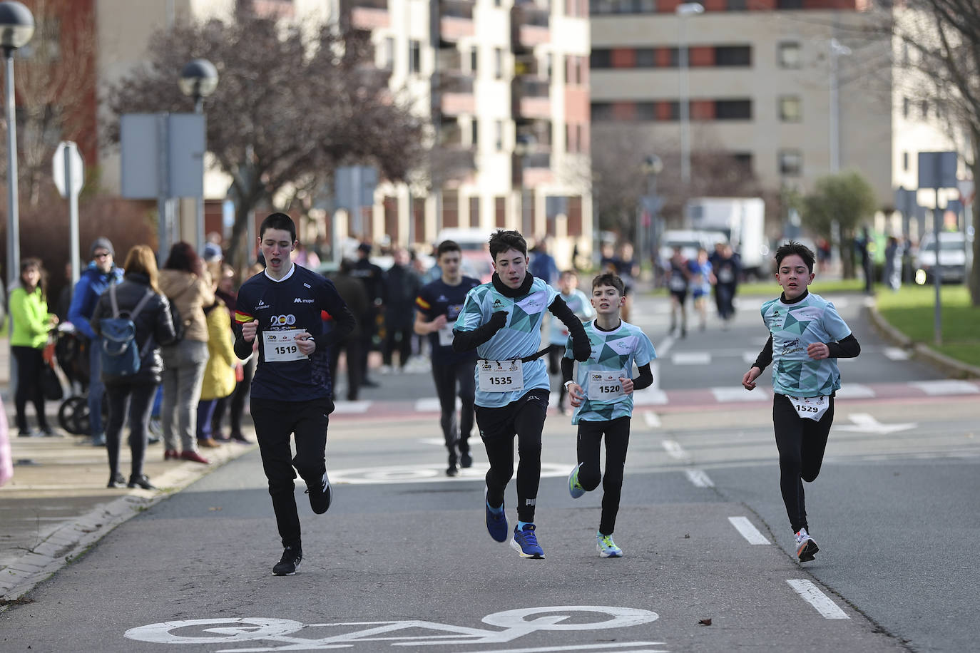 La carrera solidaria de la Policía Nacional en Logroño, en imágenes