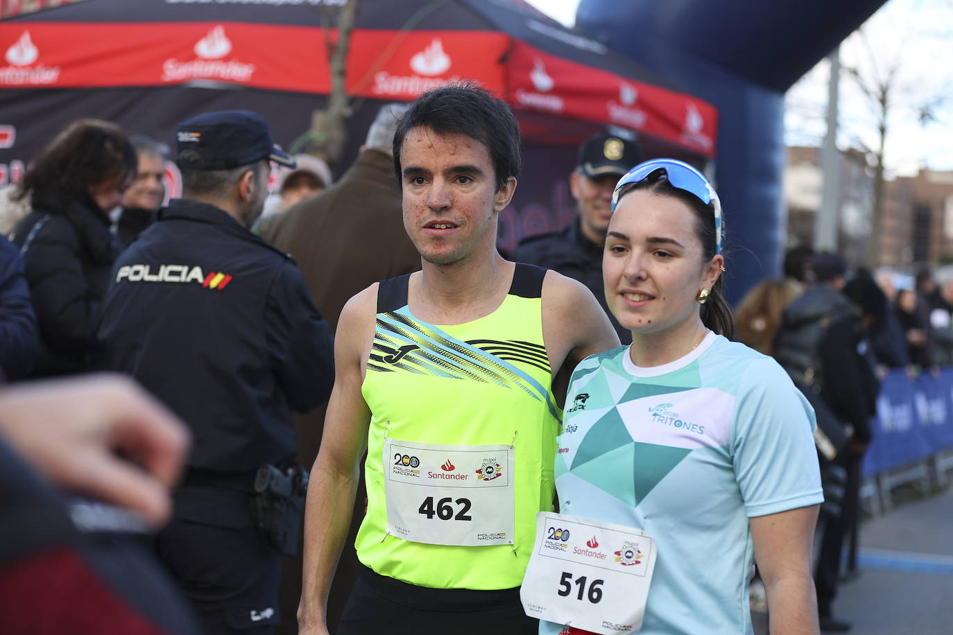 La carrera solidaria de la Policía Nacional en Logroño, en imágenes