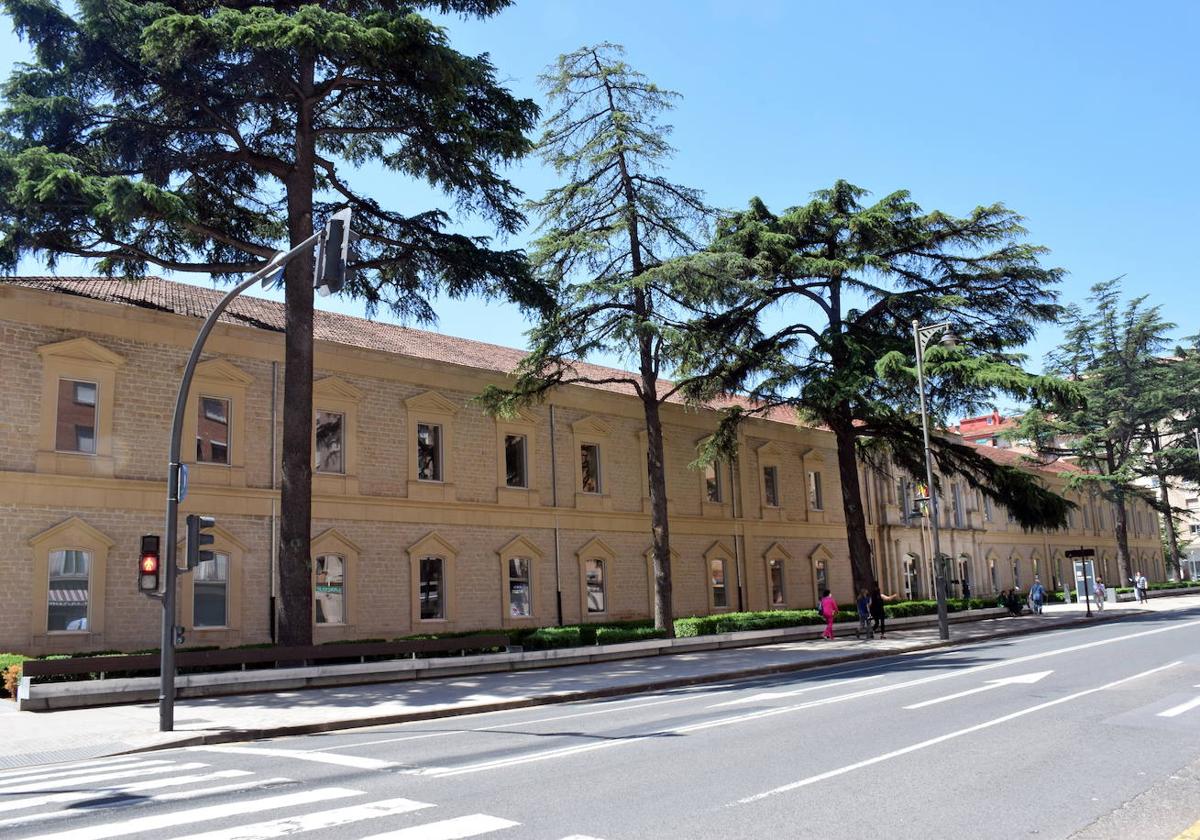 Exterior del Palacio de Justicia de La Rioja, en una imagen de archivo.