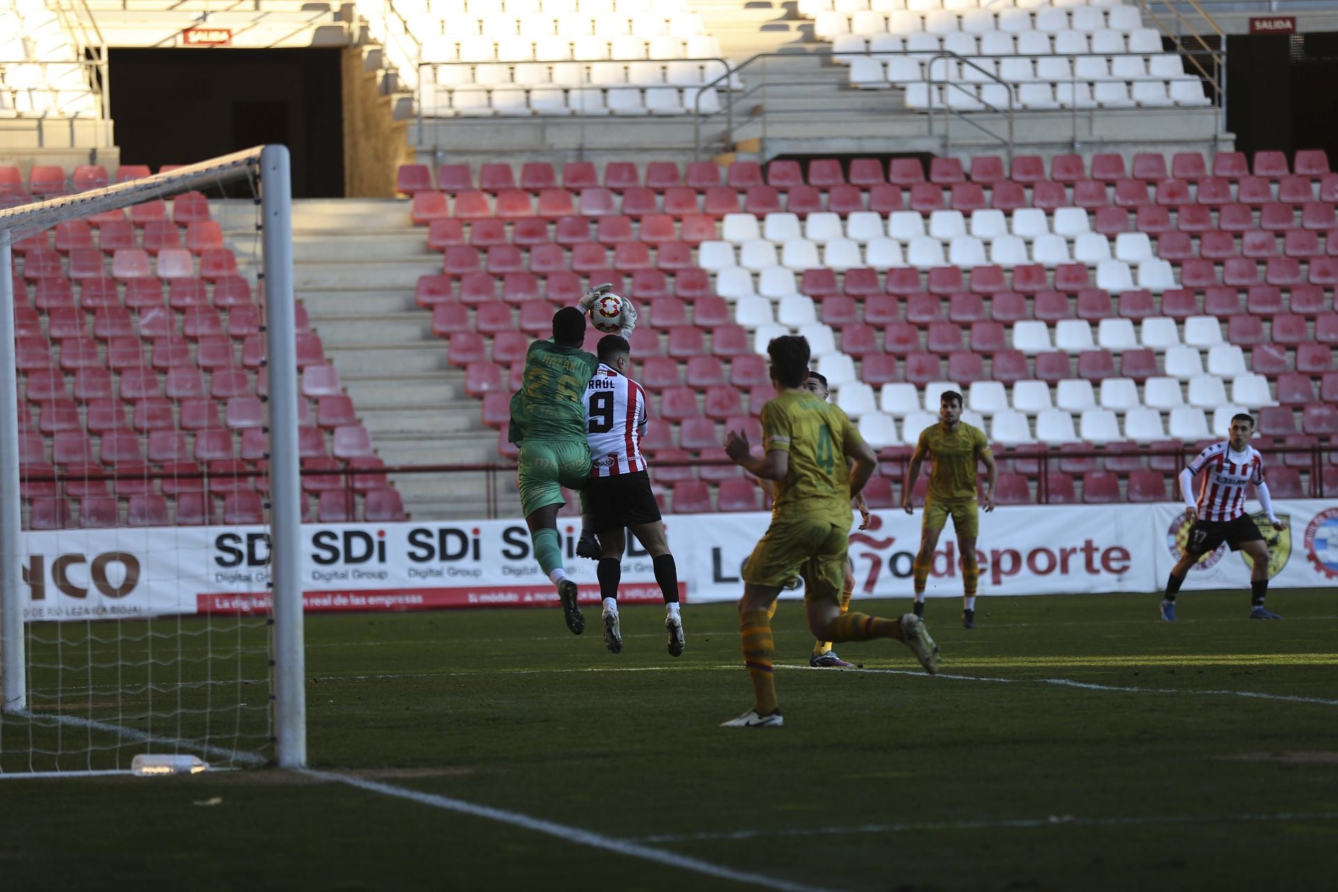 El partido entre SD Logroñés y Calahorra