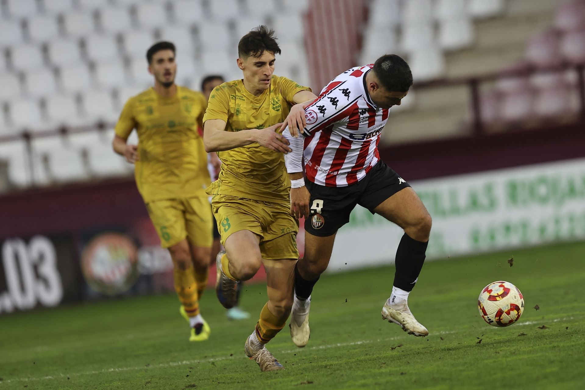 El partido entre SD Logroñés y Calahorra