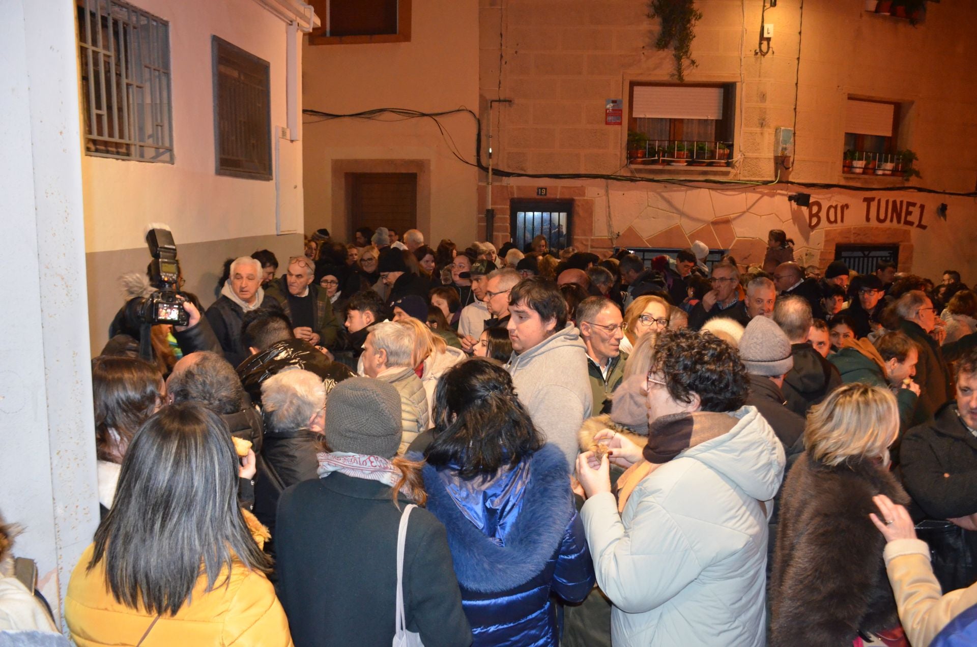 Las hogueras por San Antón de Calahorra