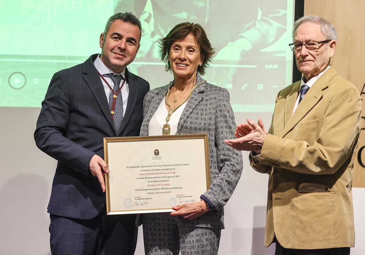 Maru Hernáiz, medalla de oro de Cenicero