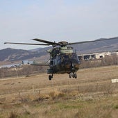 Sorpresa por el vuelo a baja altura de dos helicópteros en Logroño