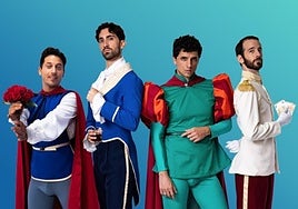 Los cuatro príncipes de 'Ya me has tocado el cuento'.