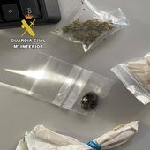 Detenido en Nalda tras ser pillado con una piedra de hachís, marihuana y speed