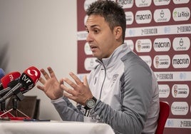 Sergio Rodríguez, en rueda de prensa en la ciudad deportiva.