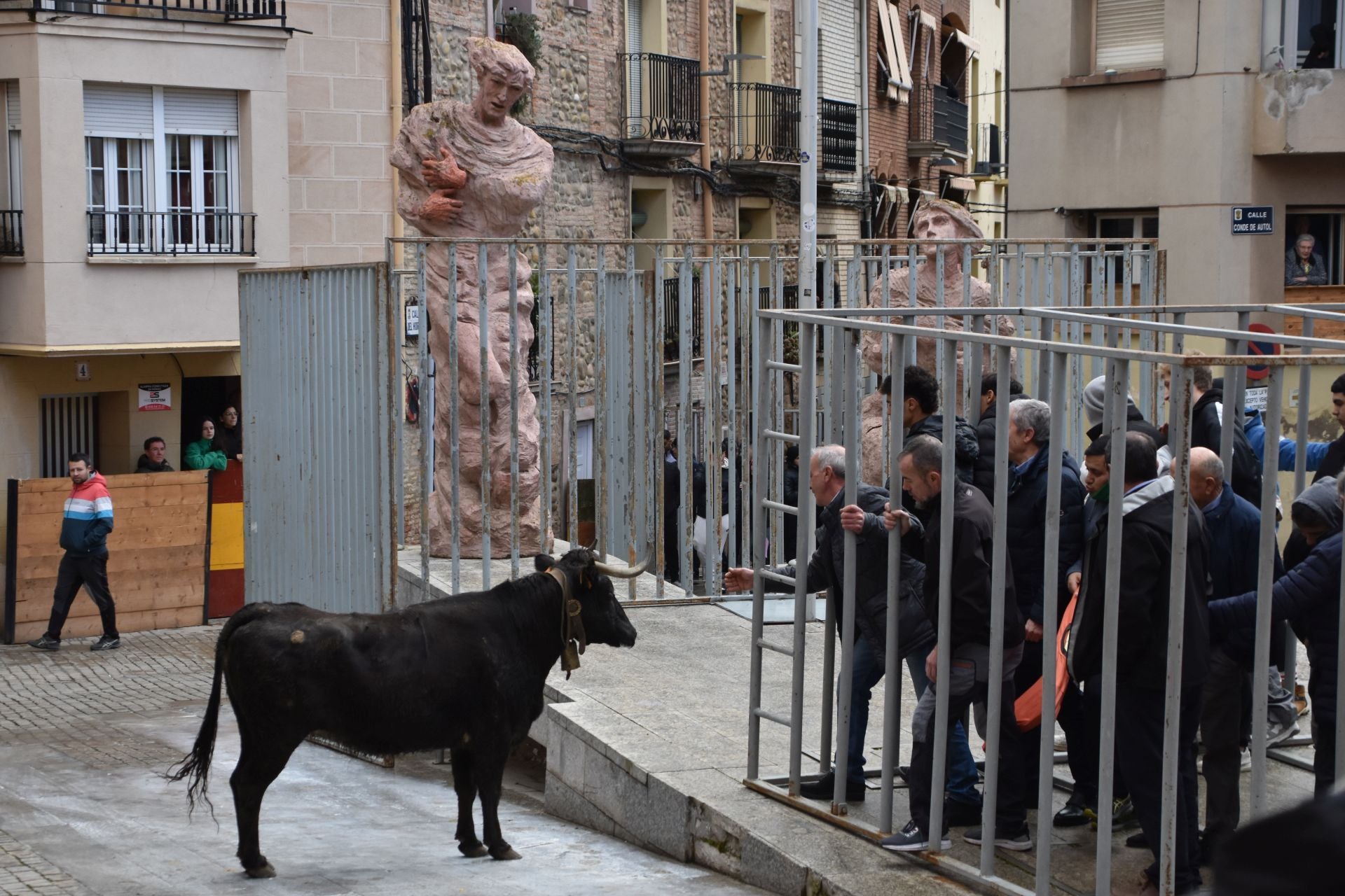 Encierros de reses bravas en las fiestas de San Blas de Autol