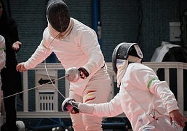 Uno de los combates del sábado.