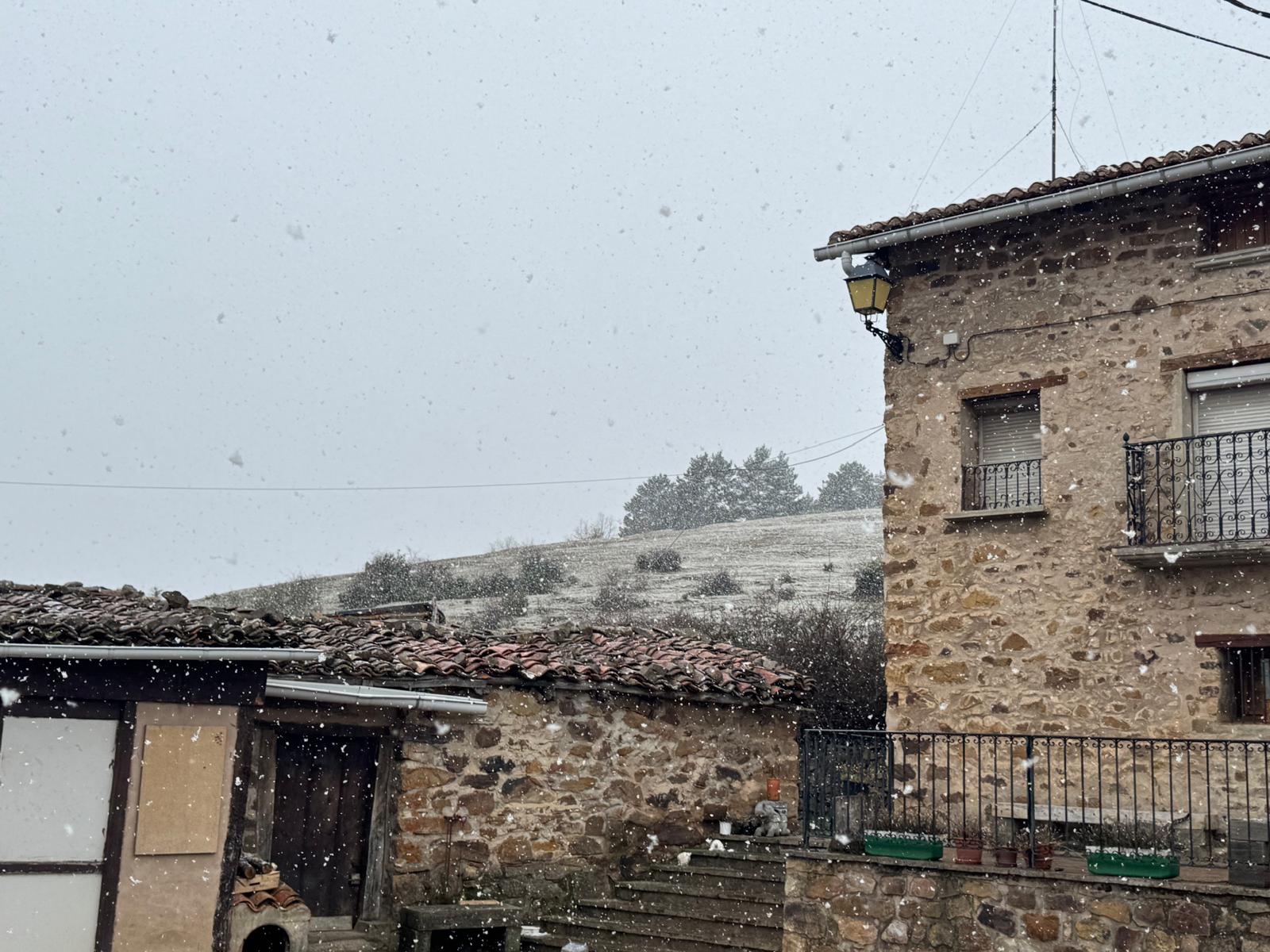 El Horcajo, aldea habitada más alta de La Rioja (1.296 metros de altitud)