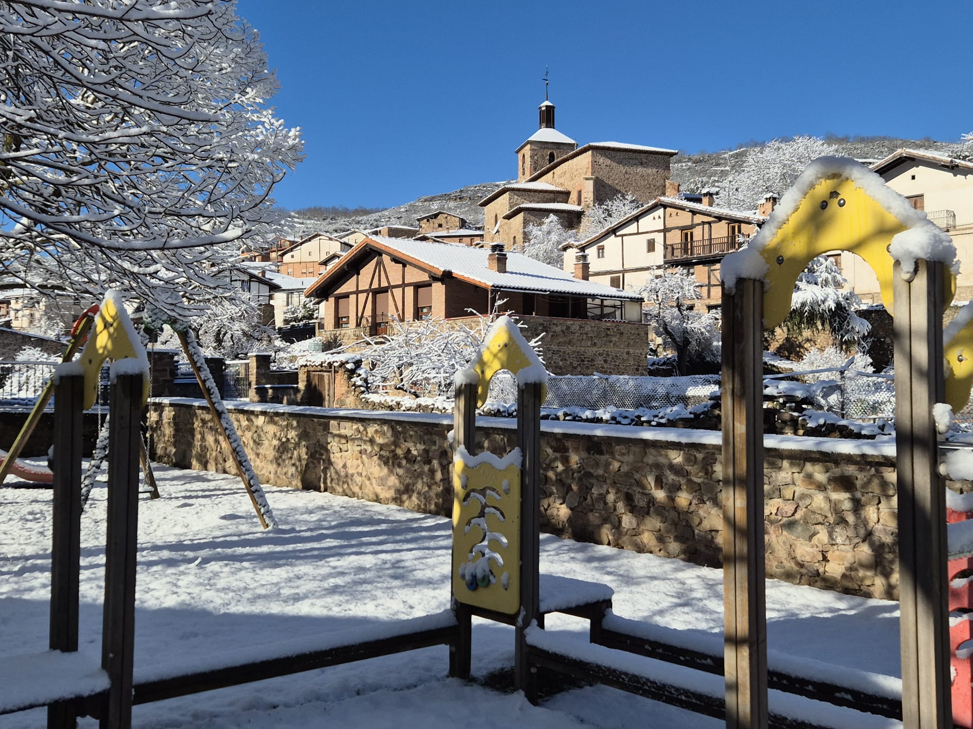 Nieve en Laguna de Cameros.