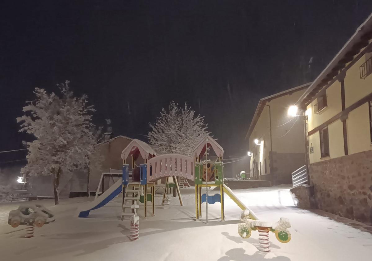 Las estampas que deja la nieve en La Rioja