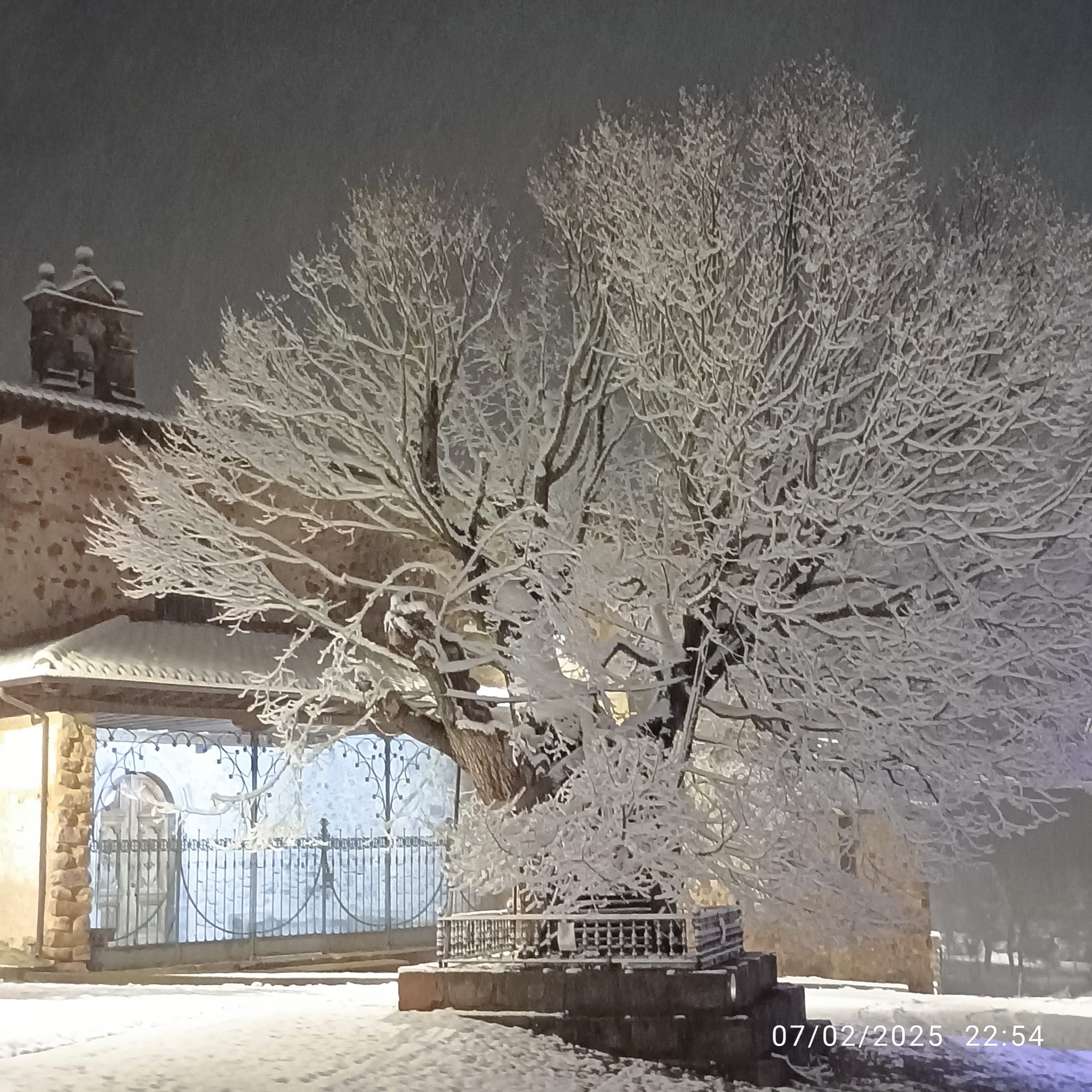 La nieve ha cubierto El Rasillo.