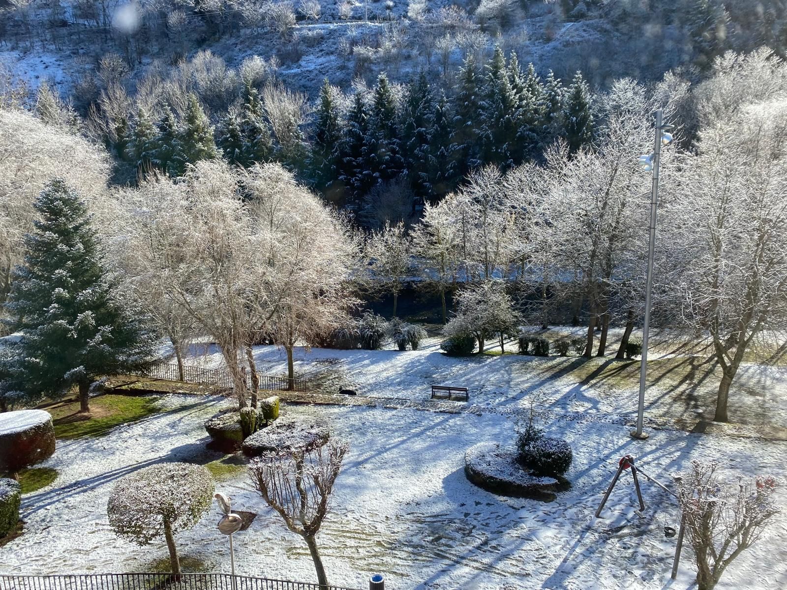 Nieve en Ezcaray.