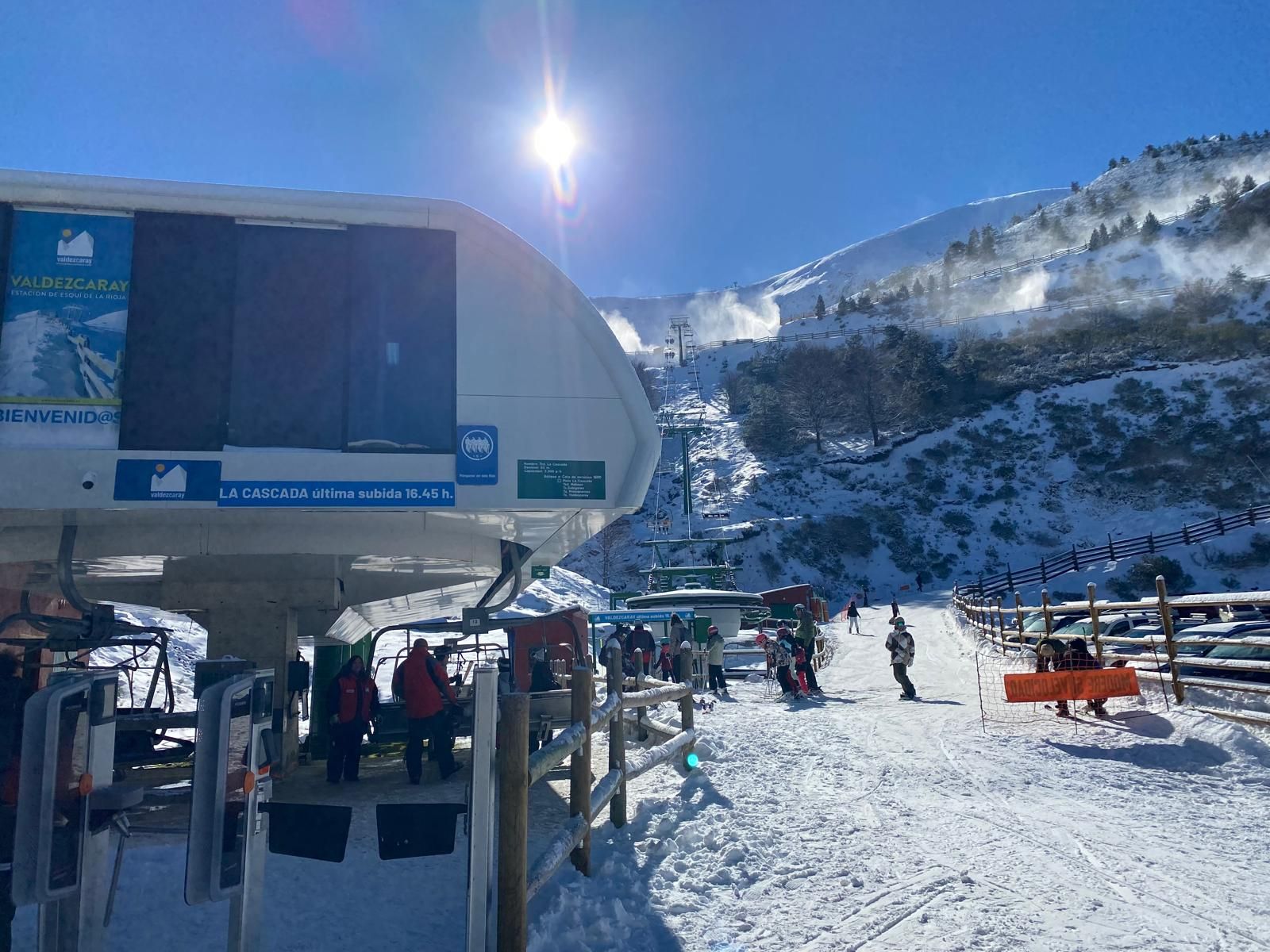 Las estampas que deja la nieve en La Rioja