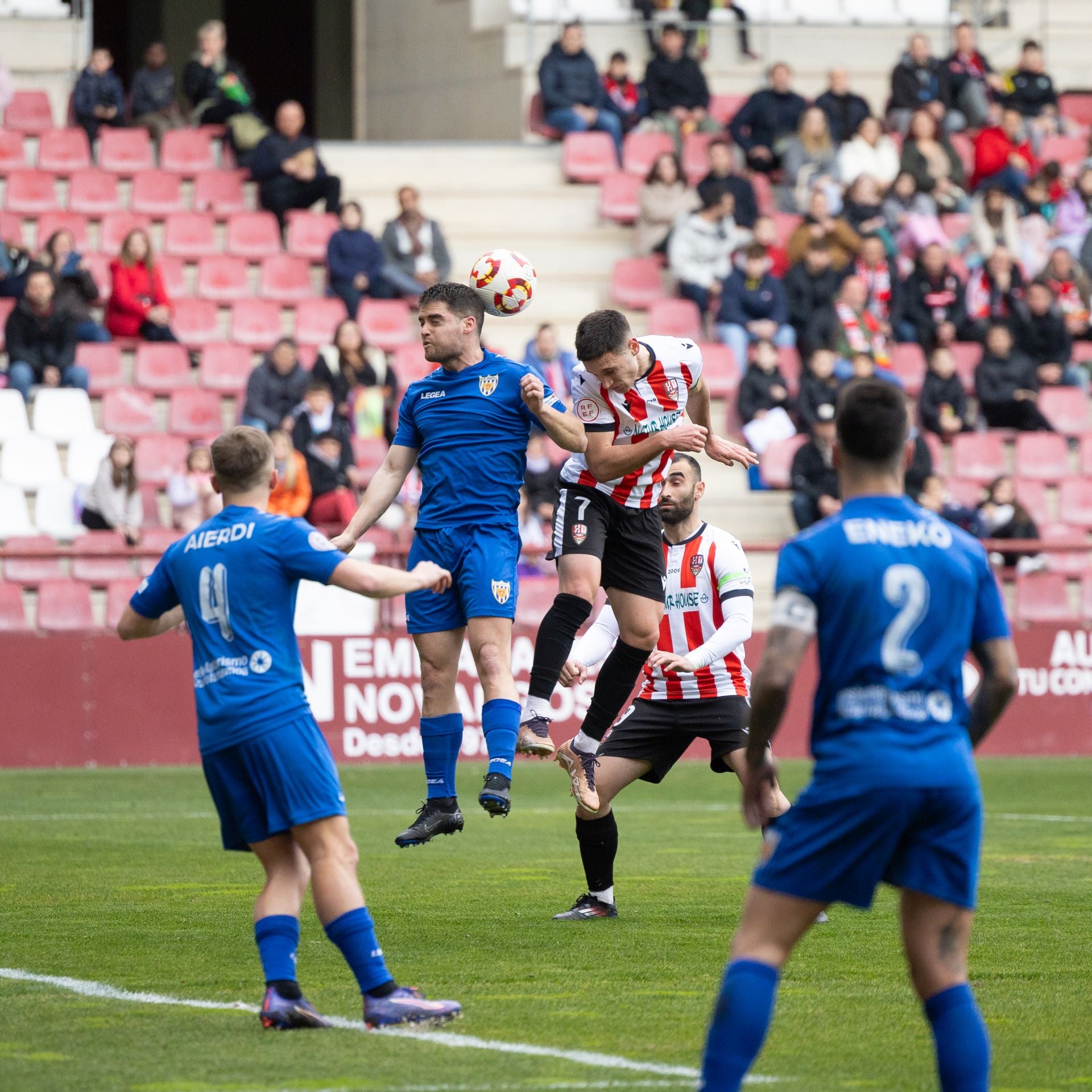 La goleada de la UD Logroñés, en imágenes