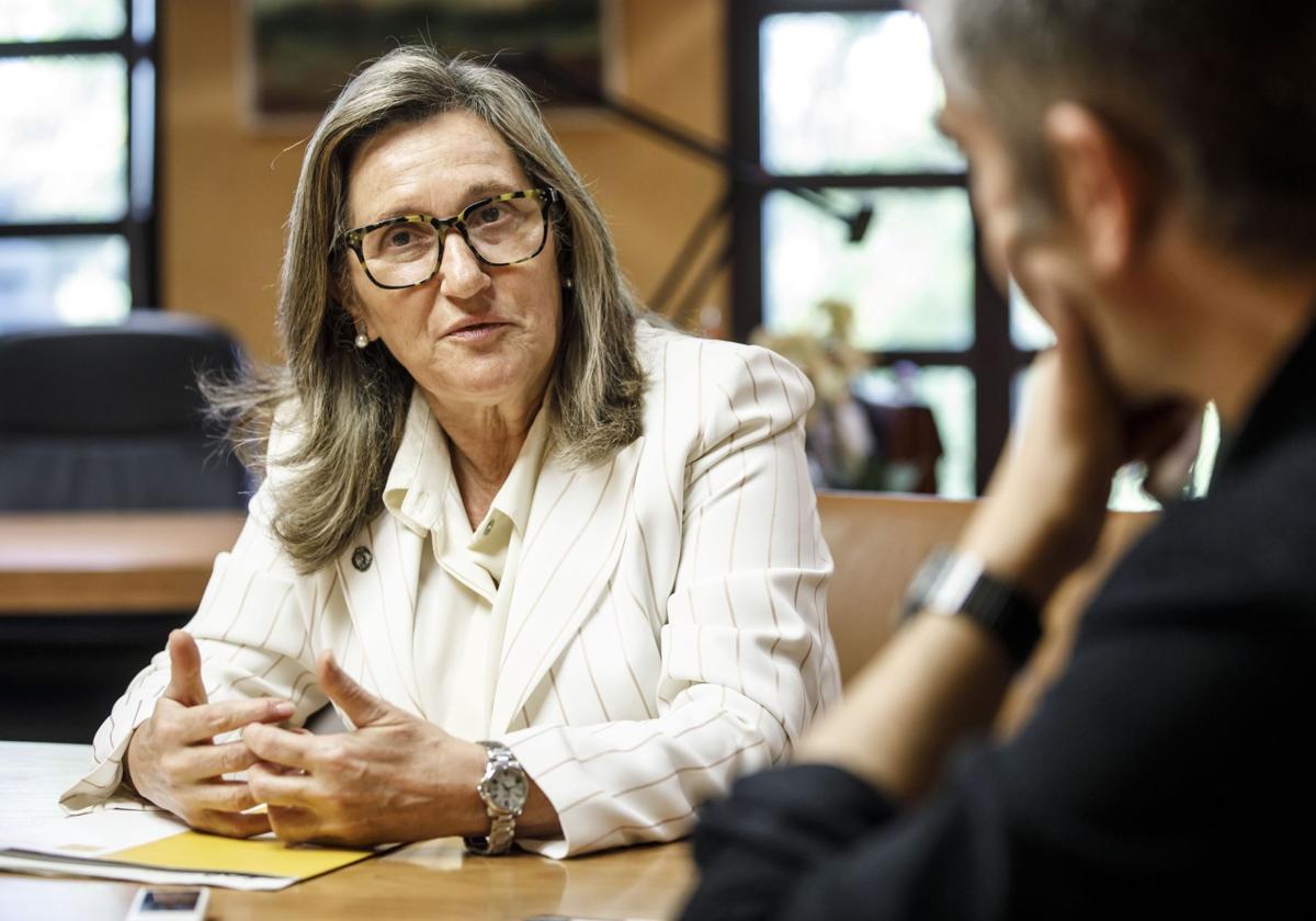 Inmaculada Martínez Torre, presidenta del colegio de Médicos de La Rioja.