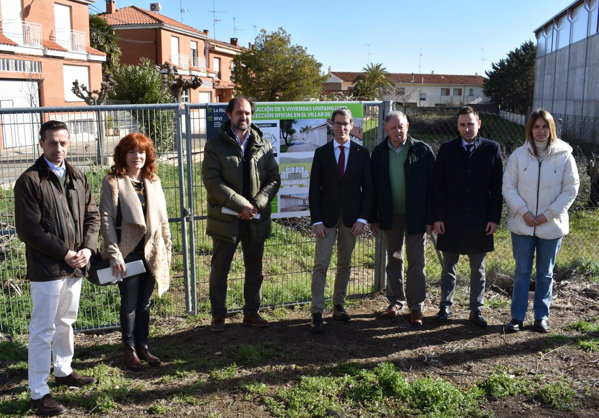 El IRVI construirá cinco viviendas de protección oficial unifamiliares en El Villar de Arnedo