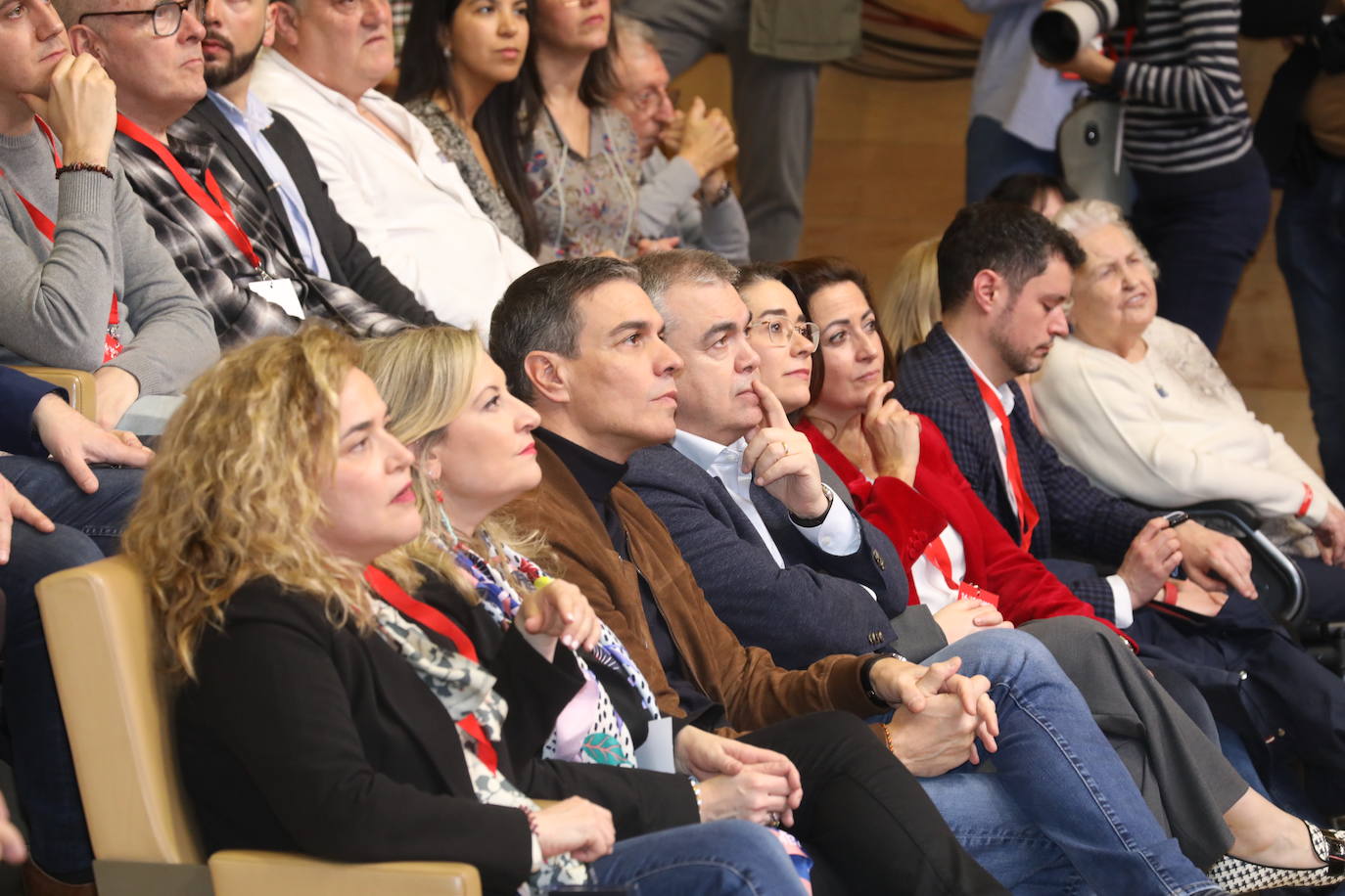 La intervención de Pedro Sánchez en el Congreso Regional del PSOE riojano, en imágenes