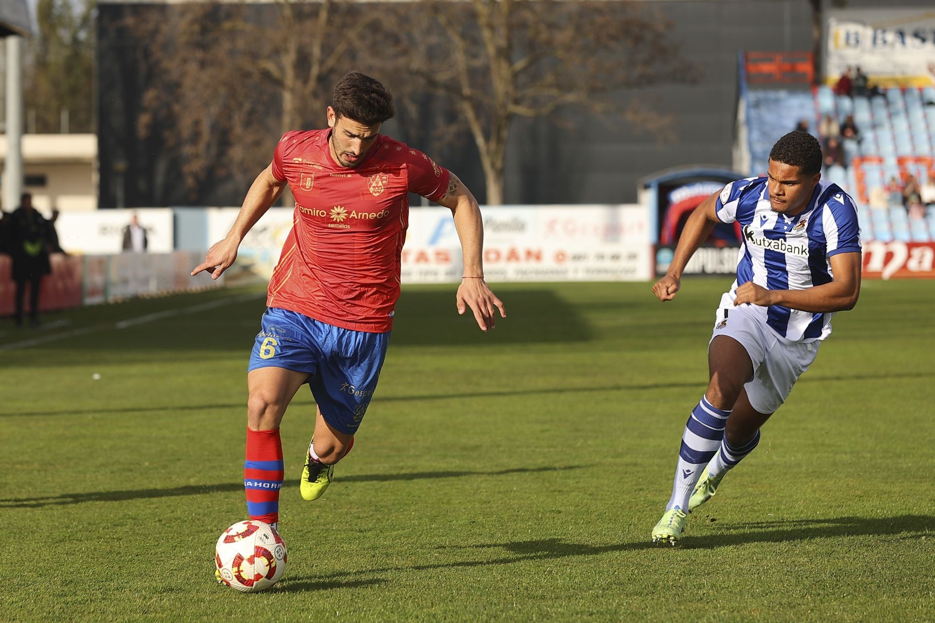 Las imágenes del Calahorra-Real Sociedad C