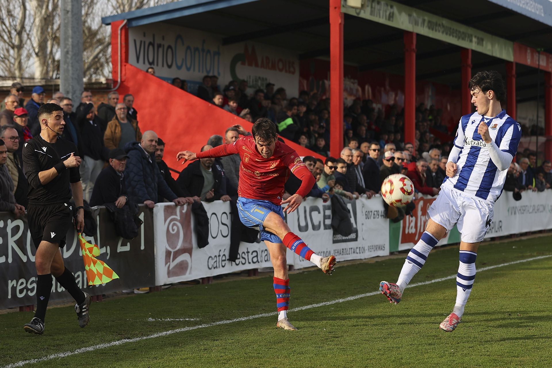 Las imágenes del Calahorra-Real Sociedad C