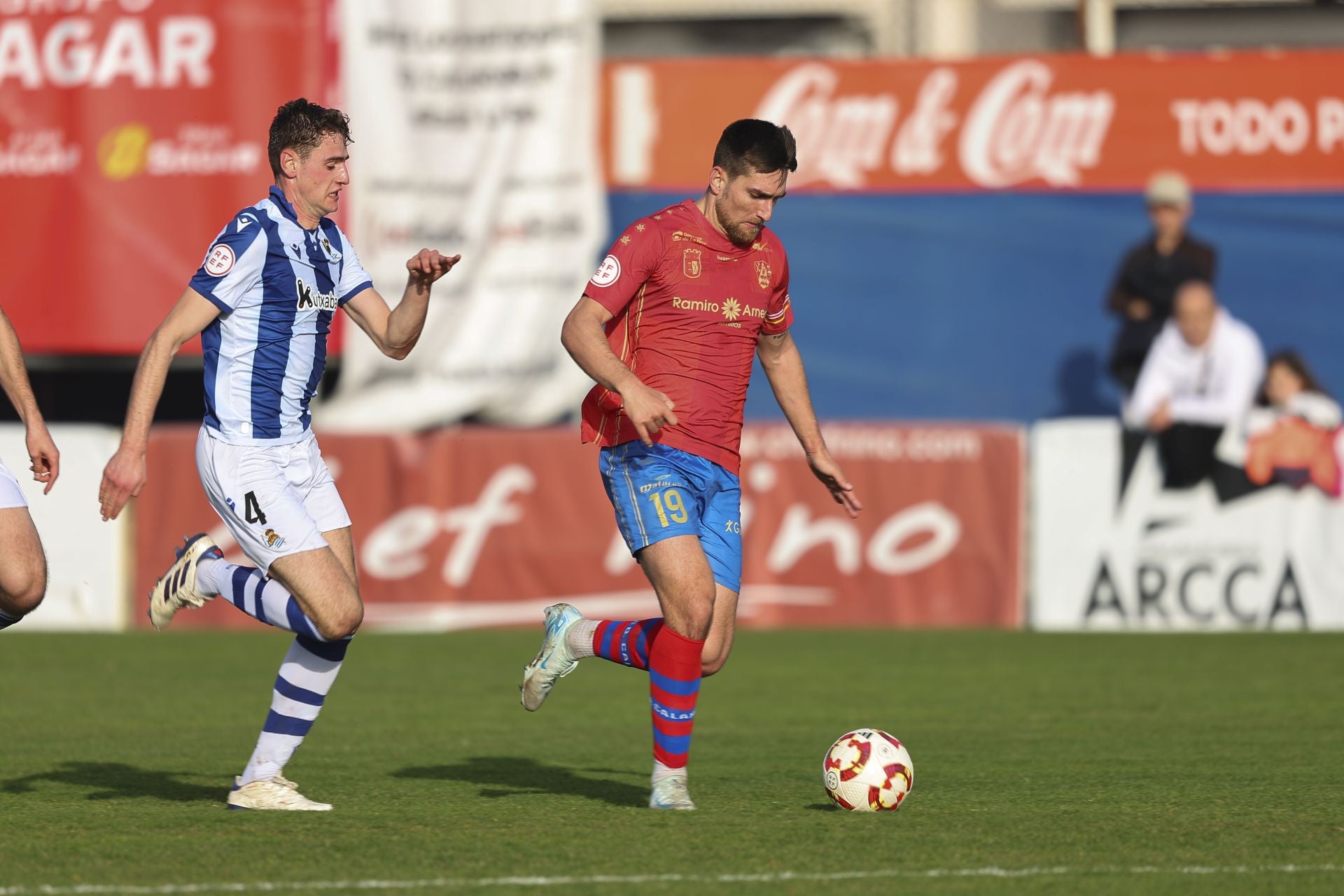 Las imágenes del Calahorra-Real Sociedad C