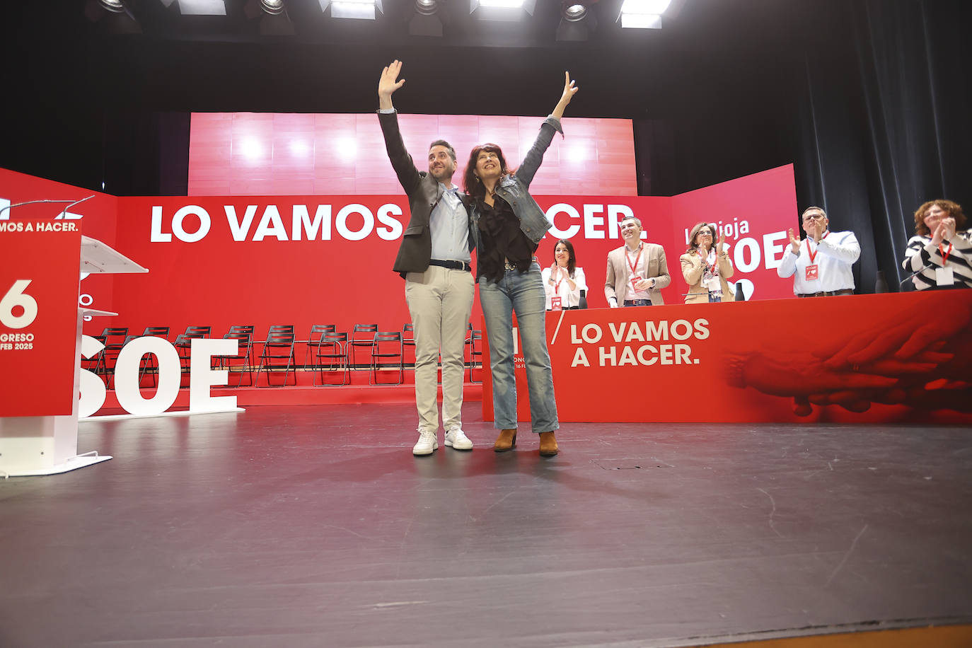 La proclamación de García al frente del PSOE riojano, en imágenes