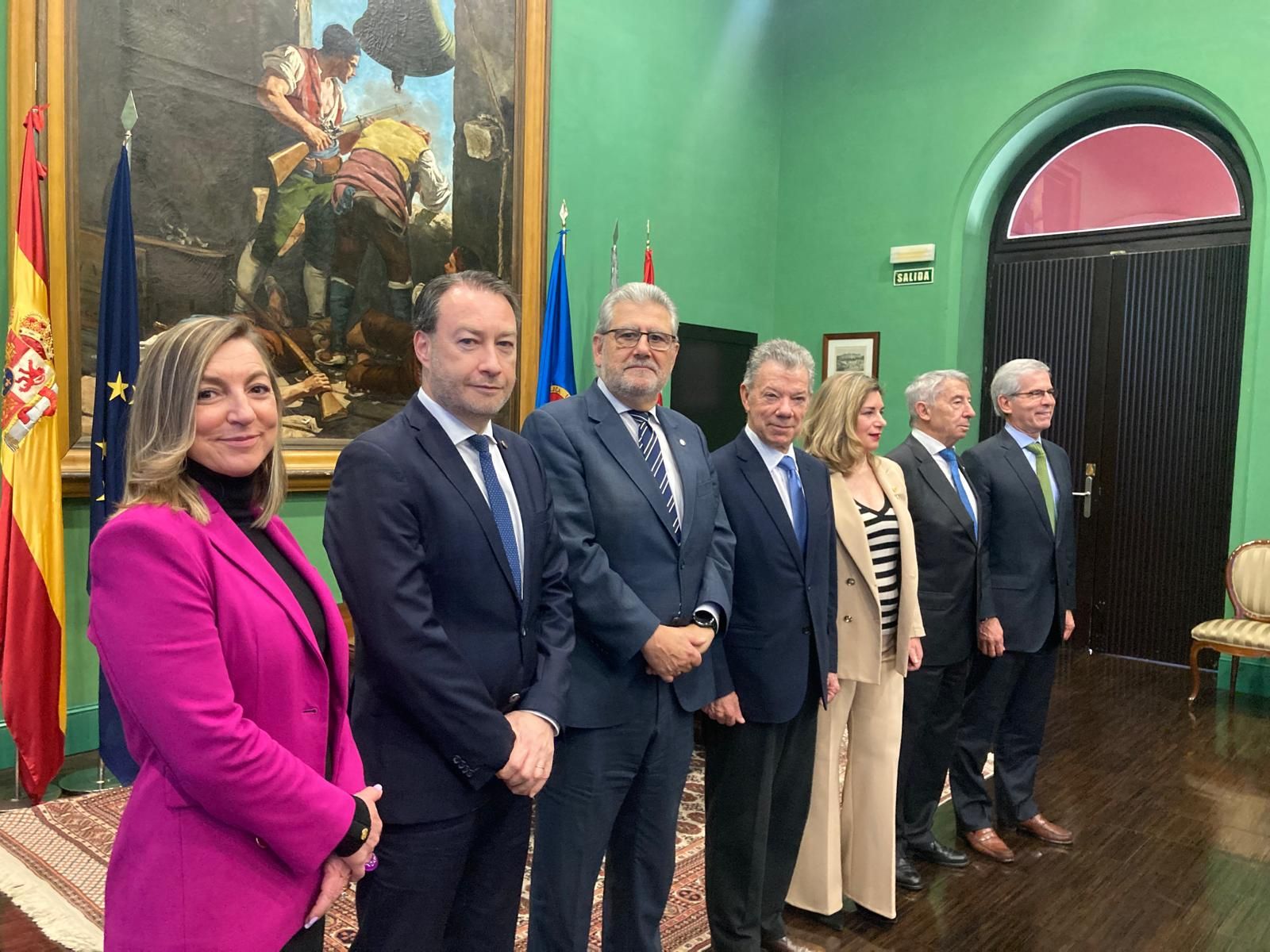 Acto en el Paraninfo de la Universidad de Zaragoza.