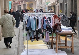 El público ha podido encontrar las ofertas en la misma calle Tudela.