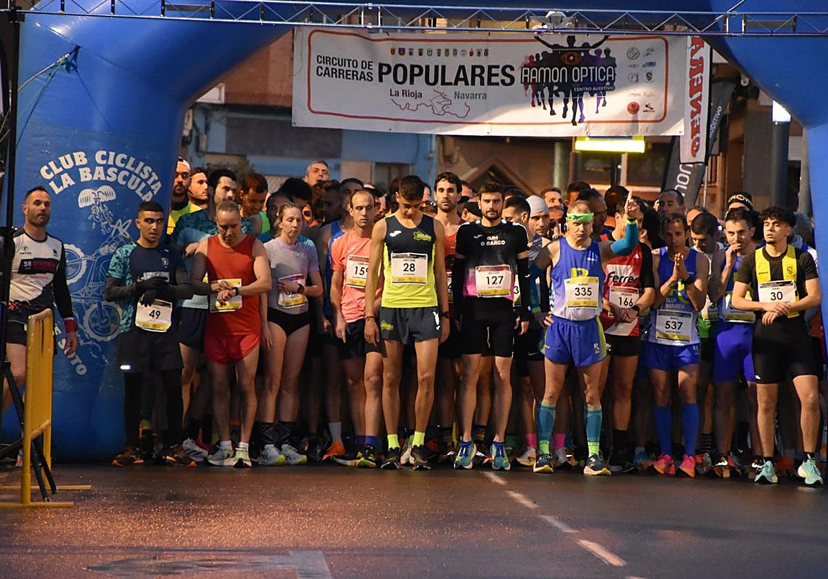 Salida de la carrera nocturna de Rincón de Soto.