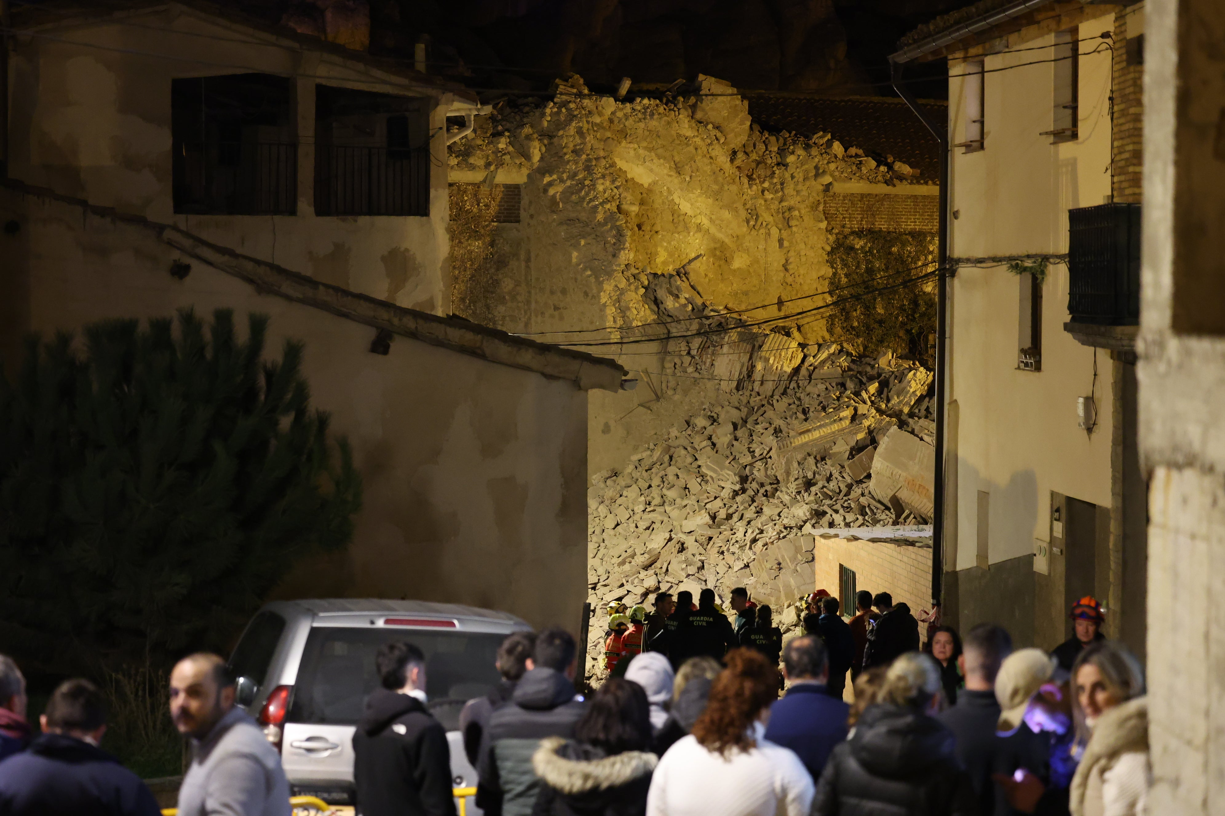 Viguera lamenta la caída de la torre de su iglesia