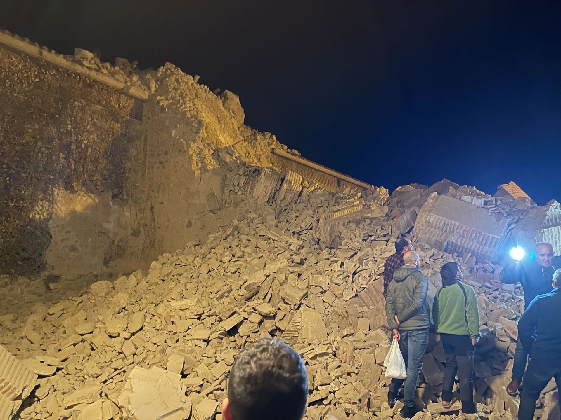 Viguera lamenta la caída de la torre de su iglesia