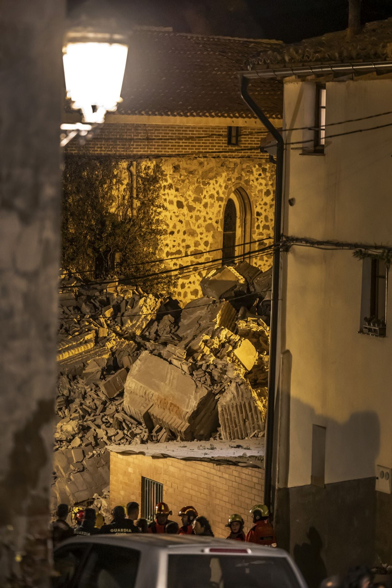 Viguera lamenta la caída de la torre de su iglesia