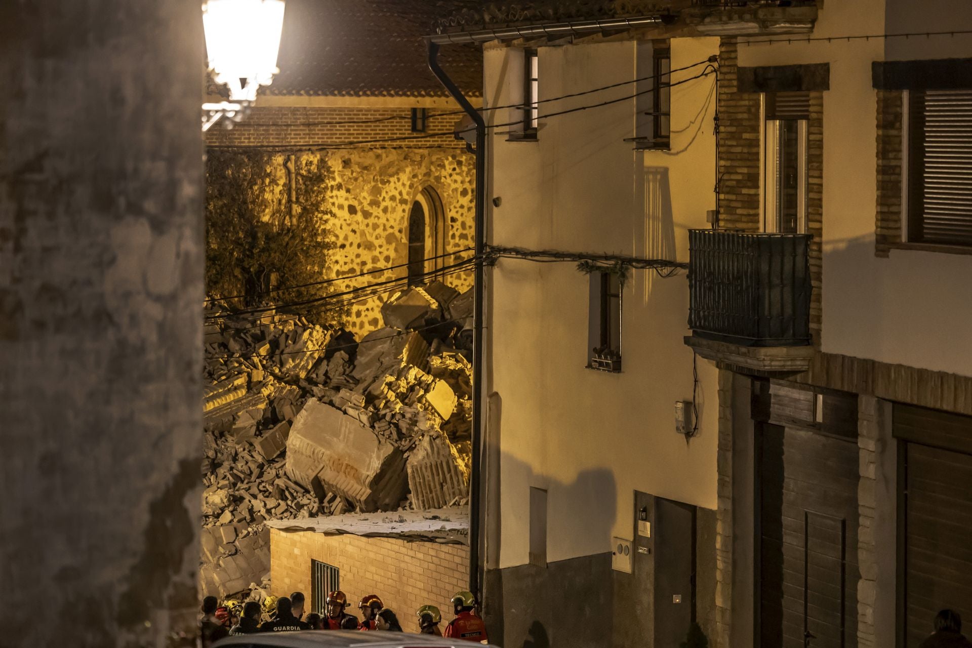 Viguera lamenta la caída de la torre de su iglesia
