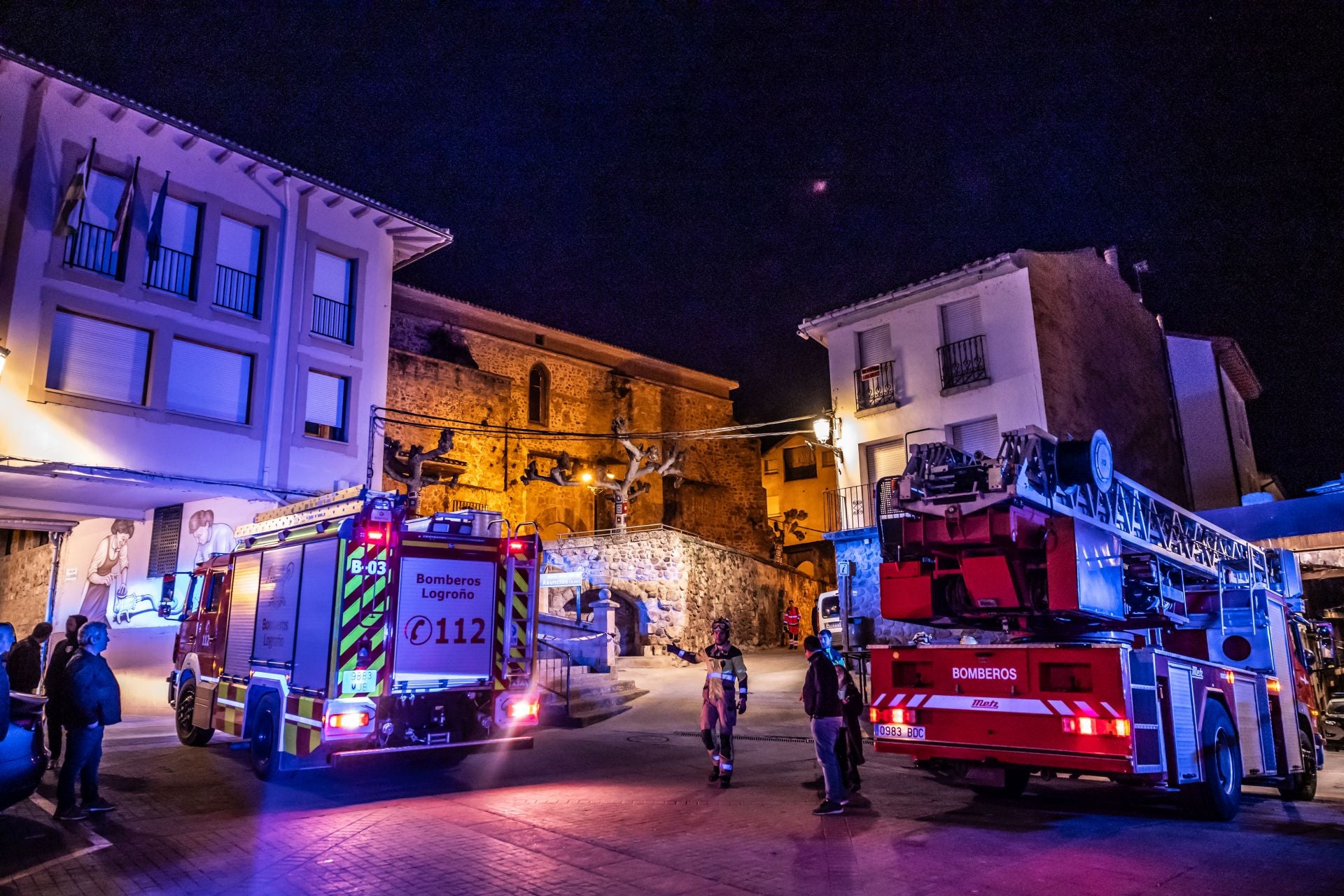 Viguera lamenta la caída de la torre de su iglesia
