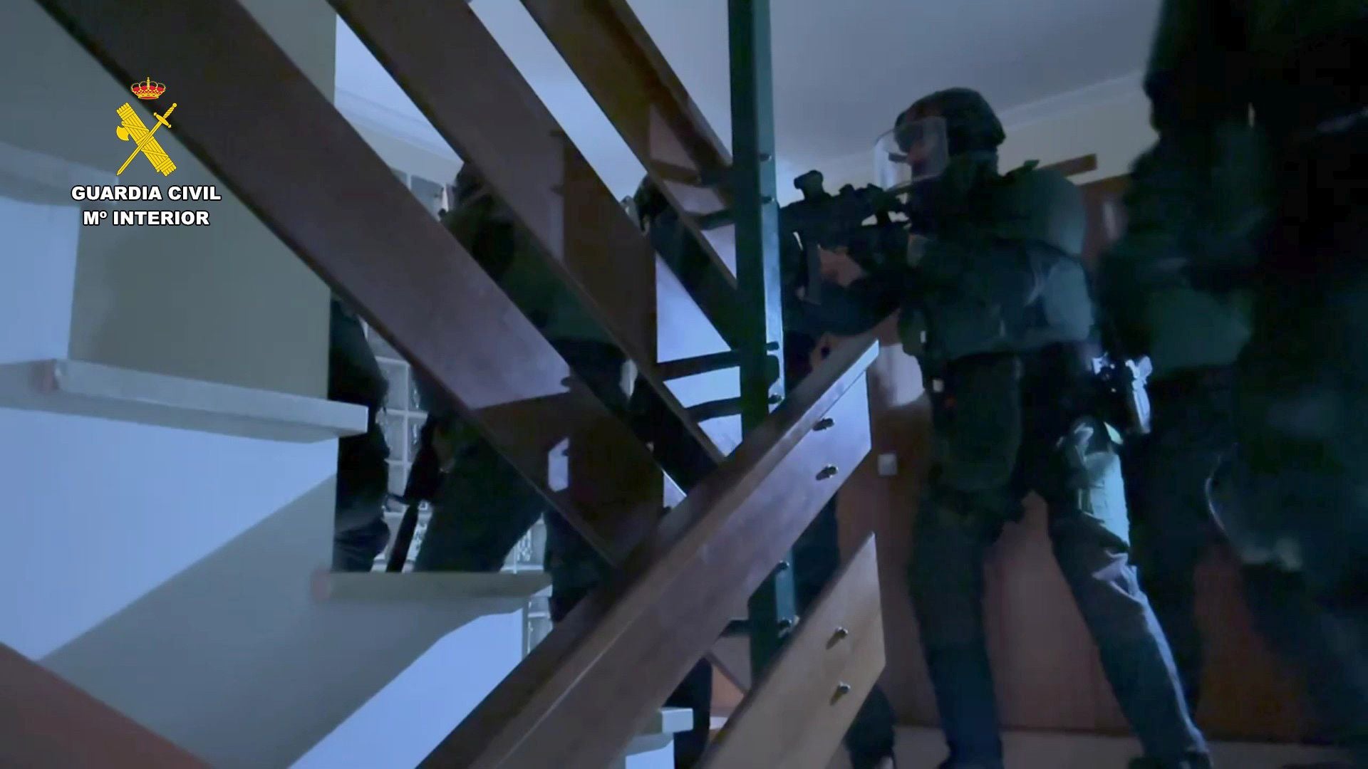 Las imágenes de la intervención de la Guardia Civil en Haro