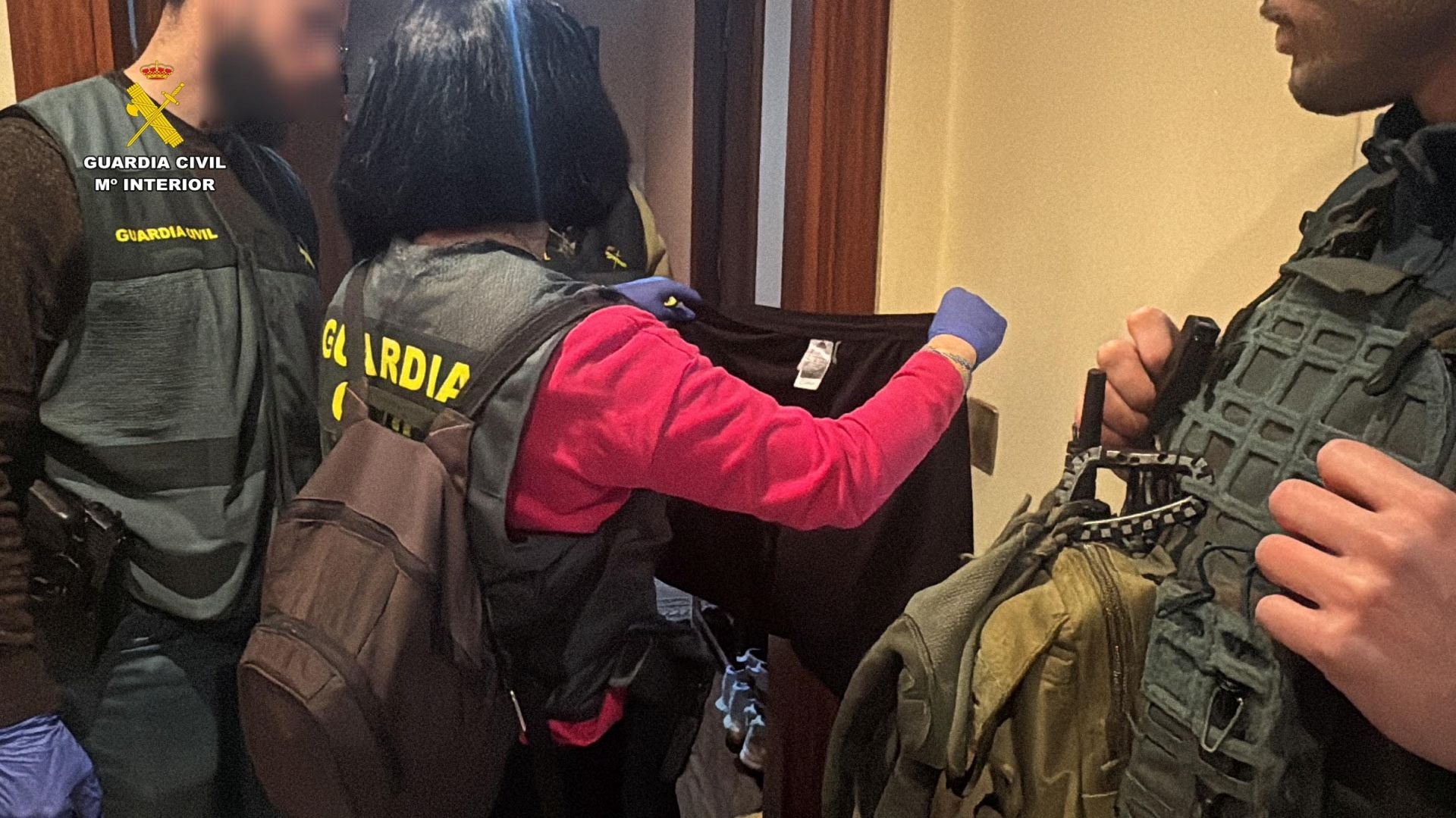 Las imágenes de la intervención de la Guardia Civil en Haro
