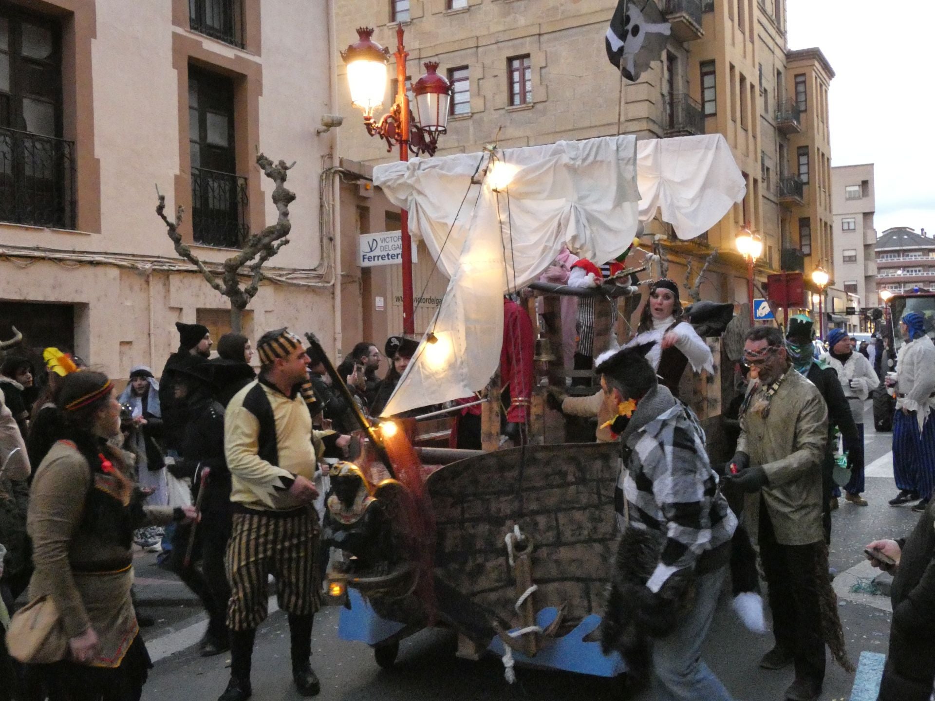 Haro se disfraza para el Carnaval