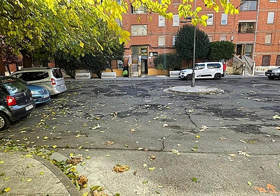 Estado de la plaza Orenzana antes de las intervención.