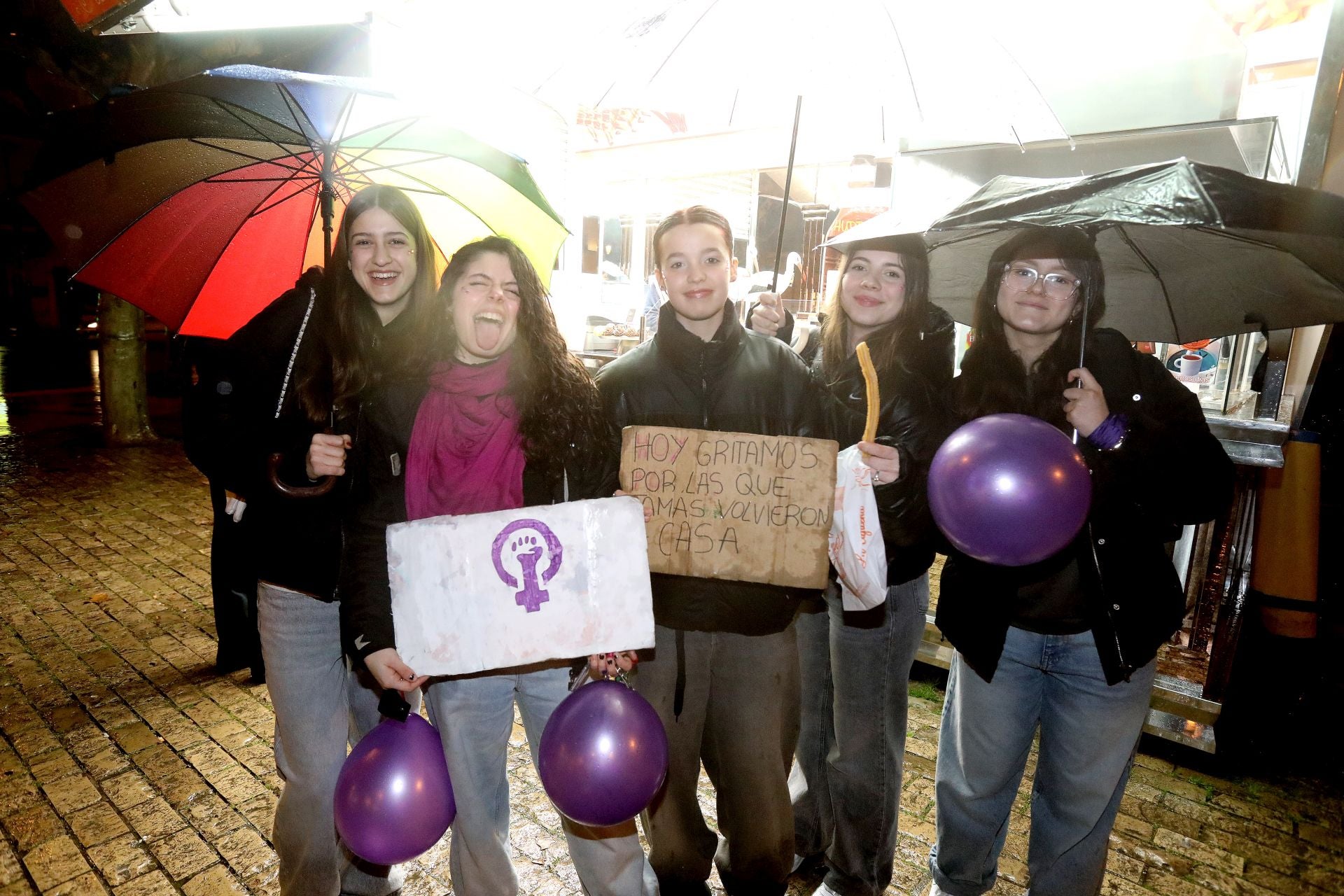 Las imágenes de la celebración del 8M en Logroño