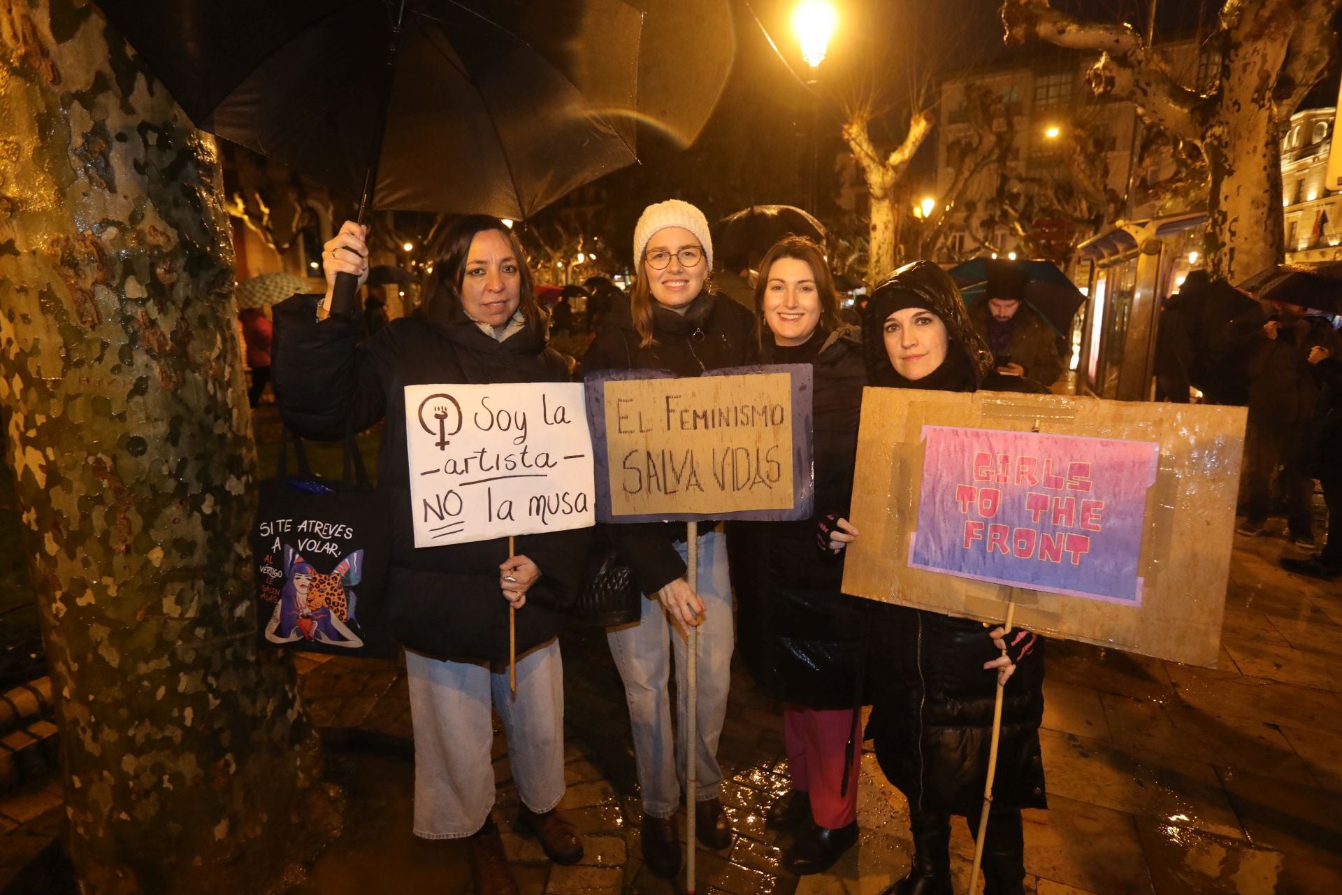 Las imágenes de la celebración del 8M en Logroño