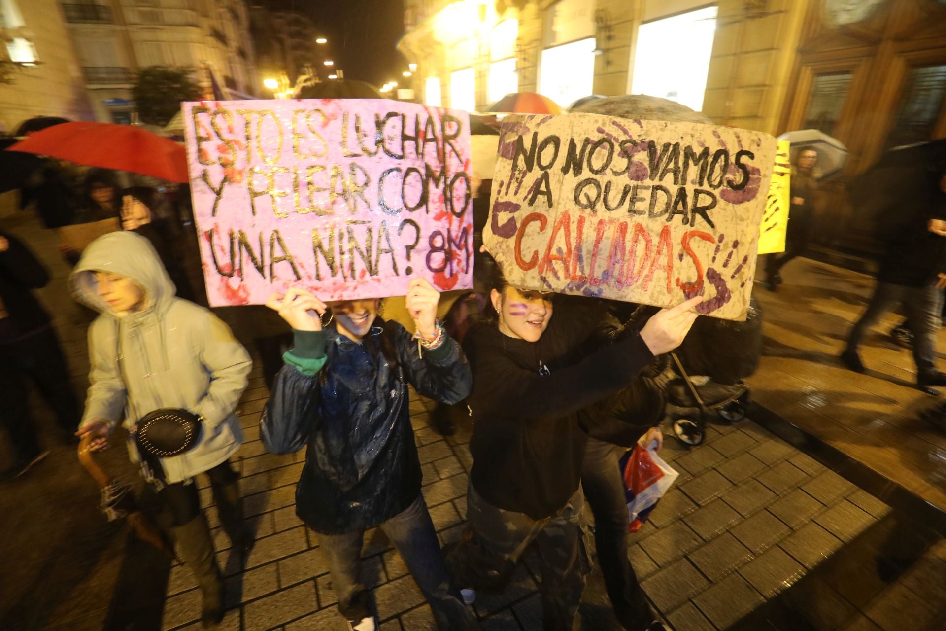 Las imágenes de la celebración del 8M en Logroño