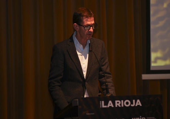 Goyo Ezama, director general de Diario LA RIOJA, durante la inauguración de la jornada.