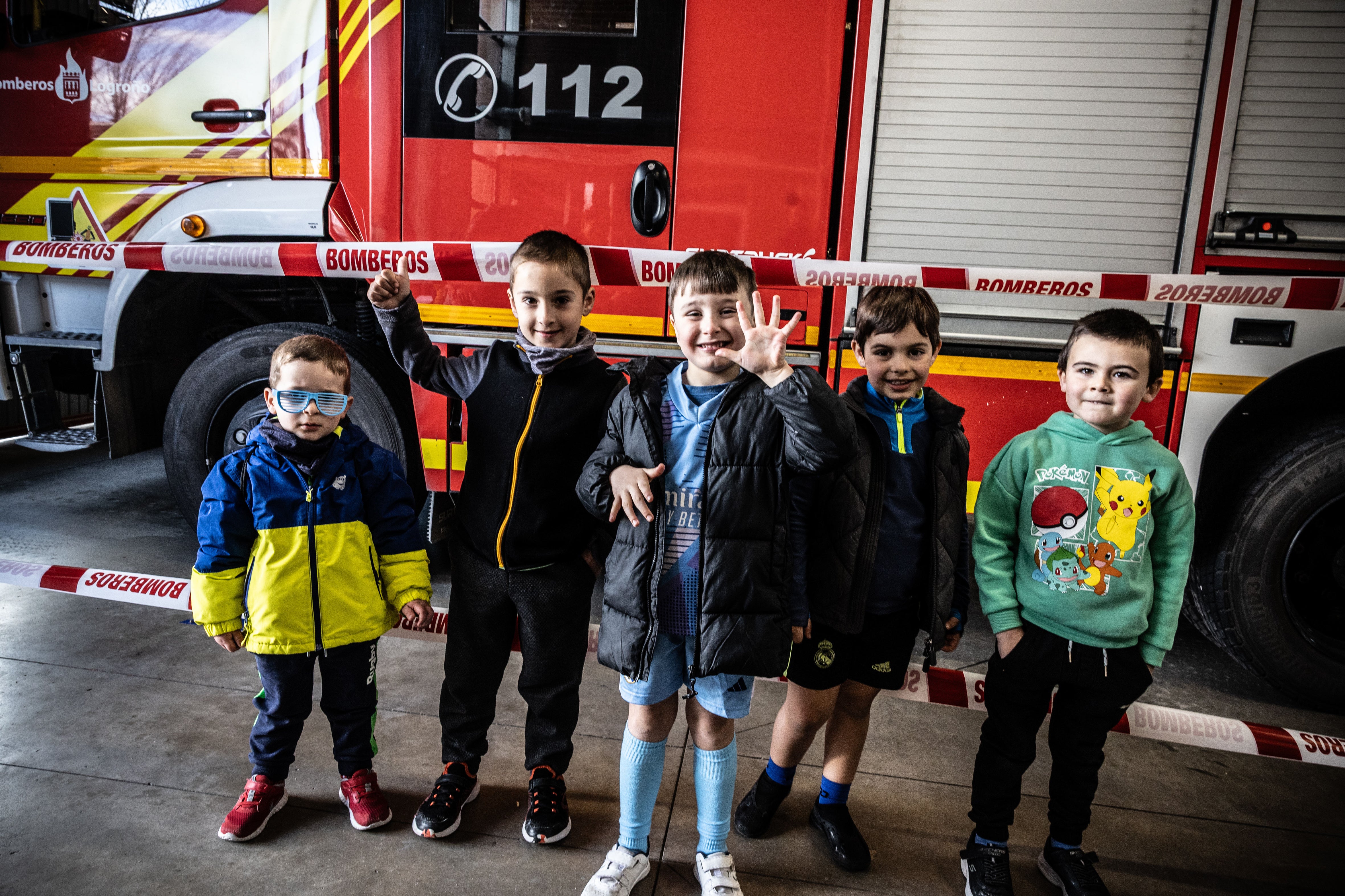 Los Bomberos de Logroño celebran su patrón con una fiesta infantil