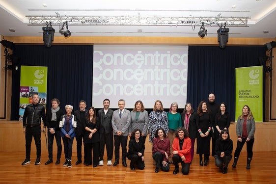 Presentación de Concéntrico en Madrid, en el Goethe Institut.