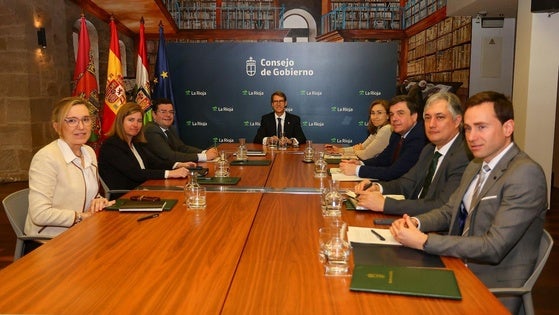 Consejo de Gobierno celebrado en Haro.