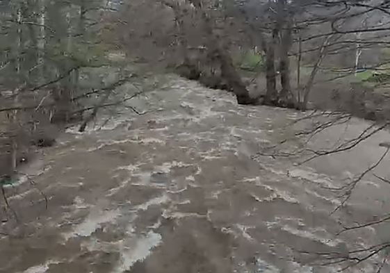El río Iregua, a su paso por Nalda.